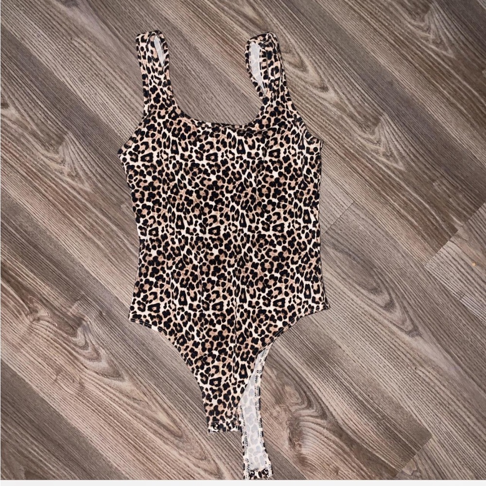 Leopard print bodysuit